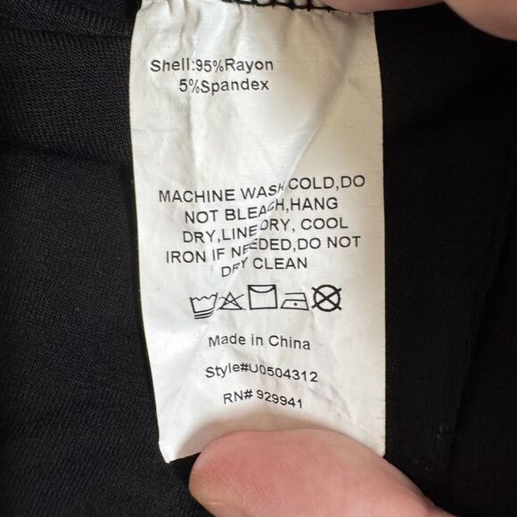 Suzanne Betro SIMPLE Jumpsuit Womens 4XL Black Sleeveless Wide Leg Pockets Rayon - Picture 6 of 9